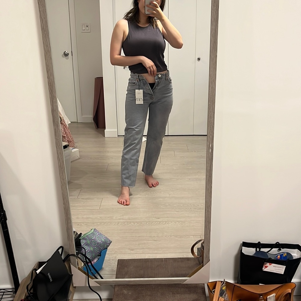 zara NEW straight jeans size 6